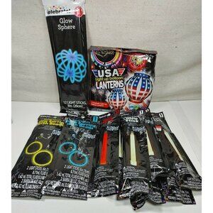 Illooms Light Up Balloon Lanterns Glow Earring With Bead Glow Sticks Glow Sphere